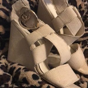 Chanel wedges